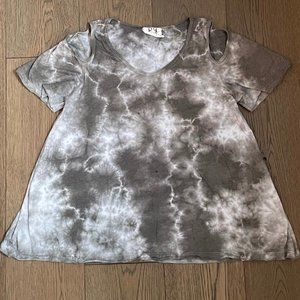 🔆 Open Shoulder PPLA tie dye tee (XS)